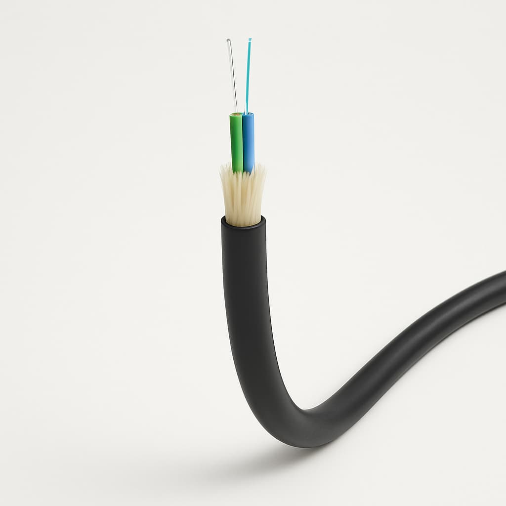 Telegartner L08022A0324 FO UNIVERSAL kabel — illustratieve, door AI gegenereerde afbeelding