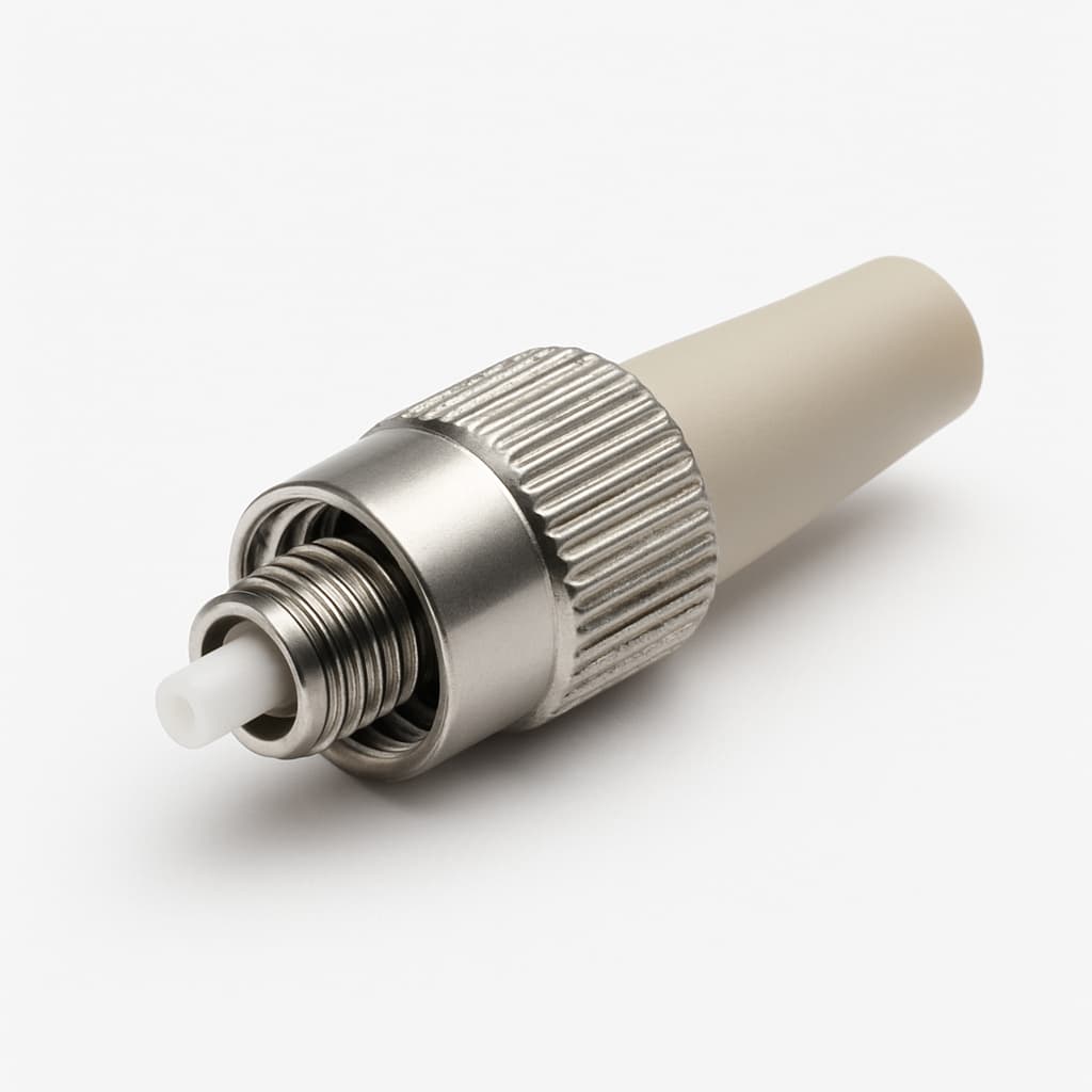 Telegartner U01100A0025 FC/PC Stecker MM — illustrative, KI-generierte Abbildung