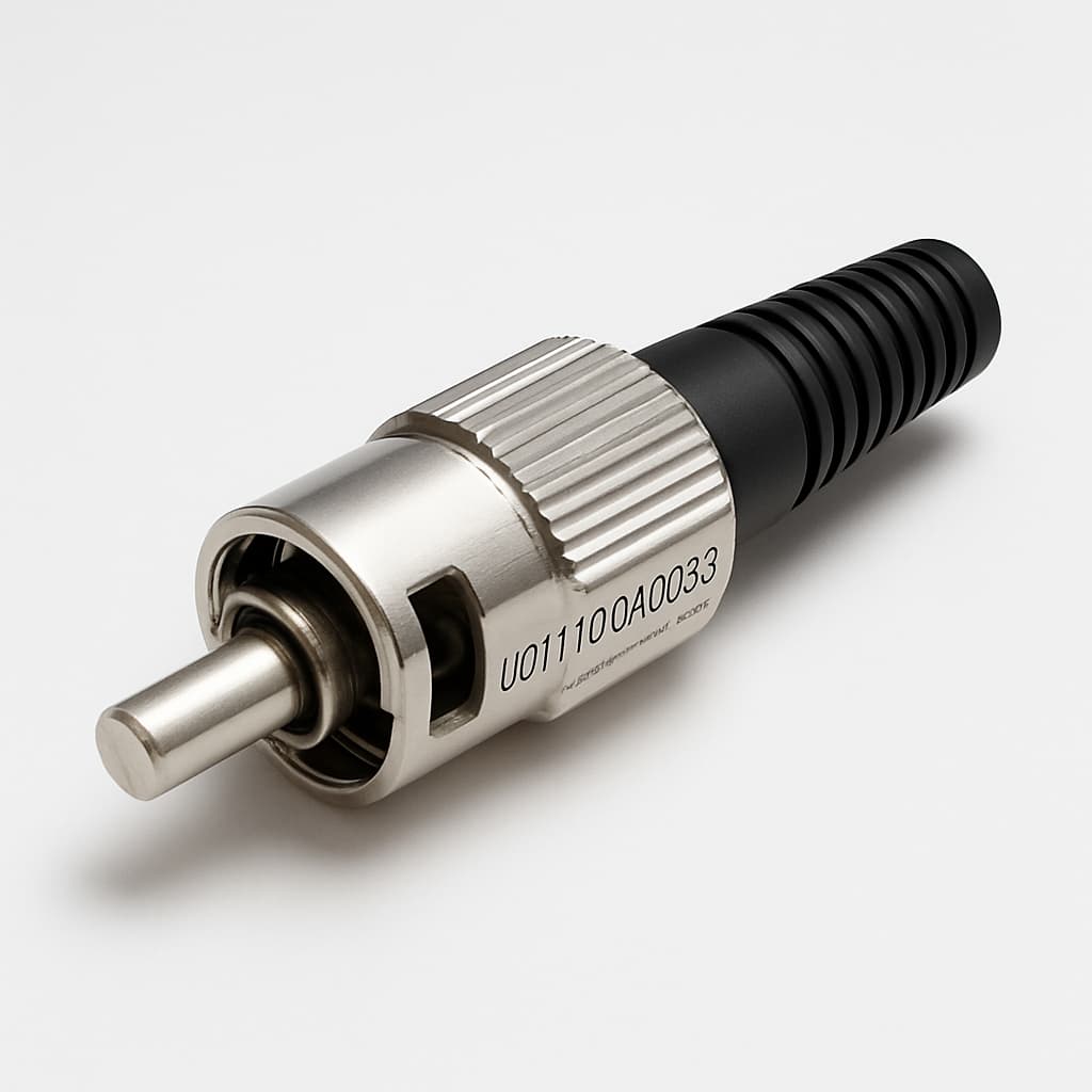 Telegartner U01100A0033 ST Plug SM — illustratieve, door AI gegenereerde afbeelding