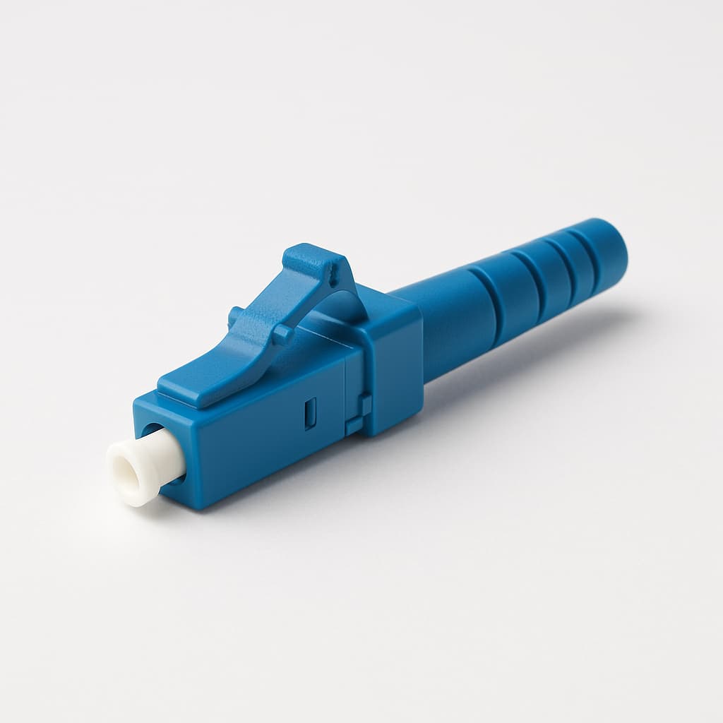 Telegartner U01100A0077 LC-Stecker — illustrative, KI-generierte Abbildung