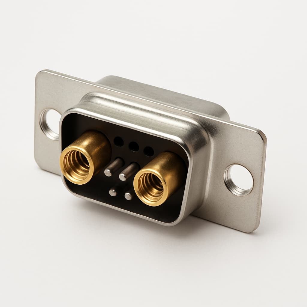 MOLEX / FCT FM7W2P22-2123 D-Sub 7W2 Steckverbinder — illustrative, KI-generierte Abbildung