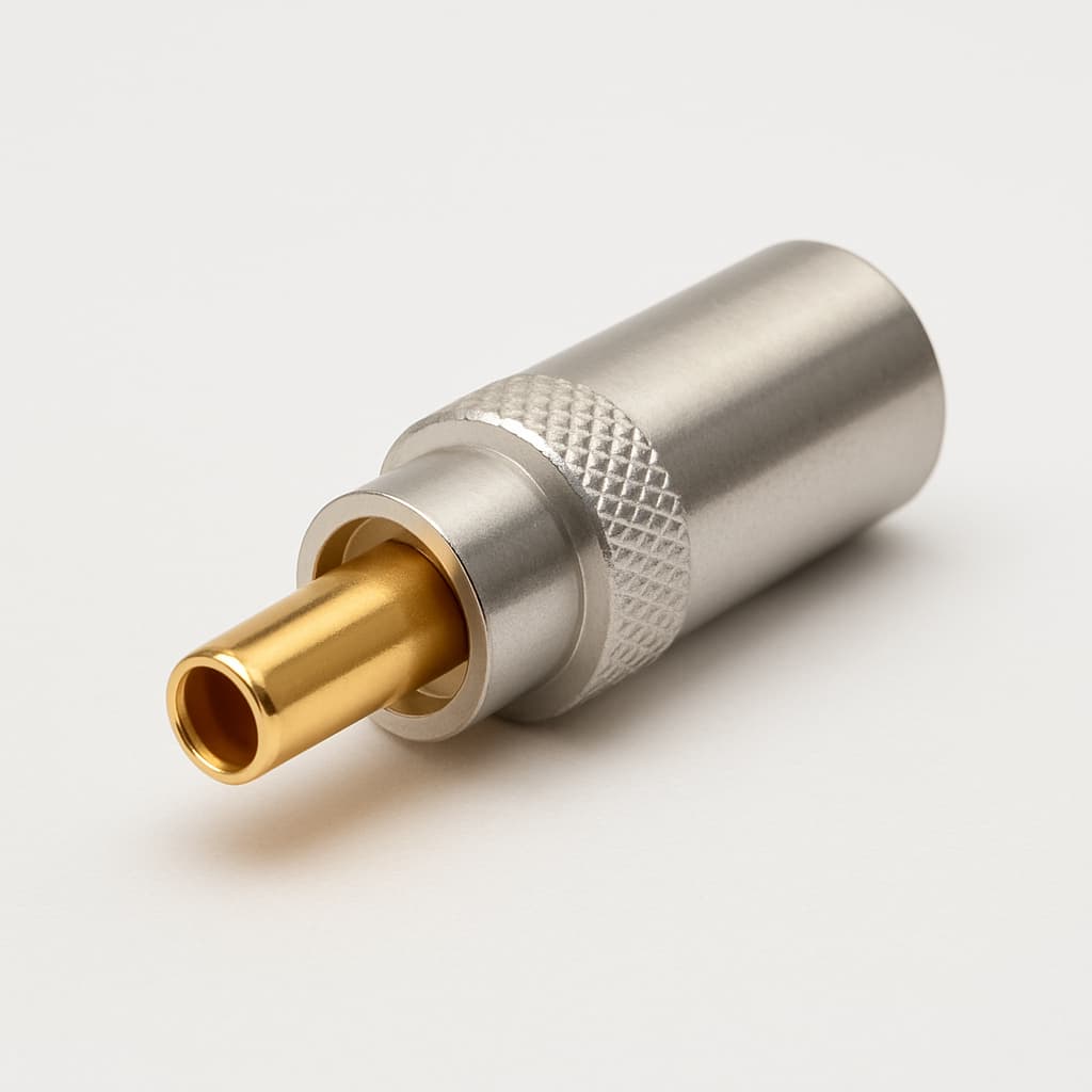 FMS041P102 coax male contact — illustratieve, door AI gegenereerde afbeelding