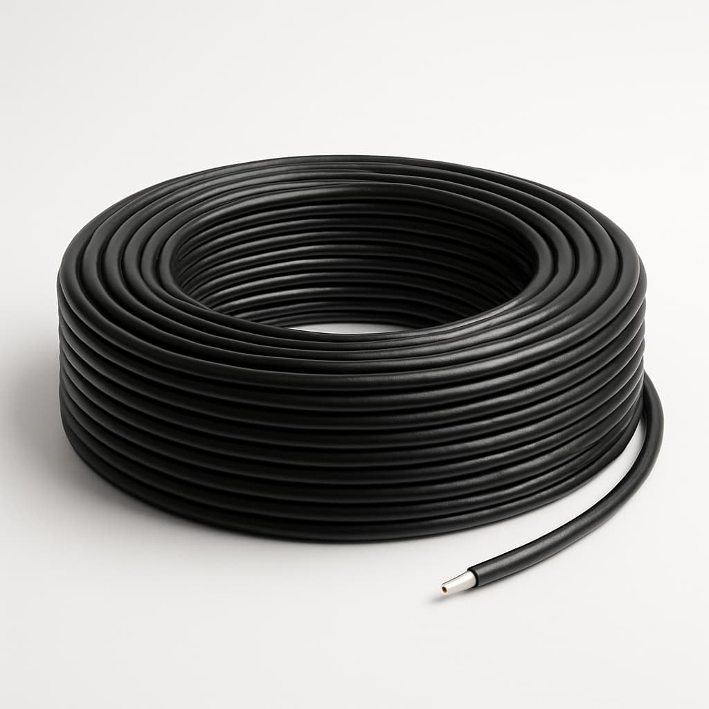 Telegaertner L01020C0023 Low Loss 195 Koaxialkabel — illustrative, KI-generierte Abbildung