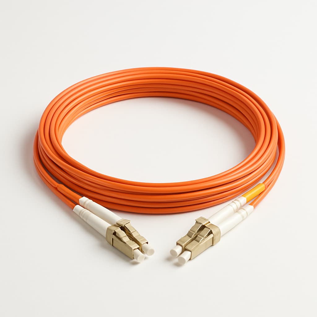 Glasfaser-Patchcord EO400-33QJ-10MTR — illustrative, KI-generierte Abbildung
