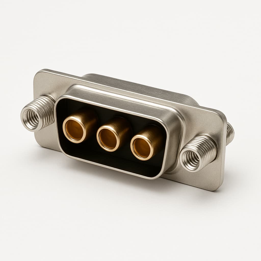 Molex / FCT FM3W3S-1418 D-Sub Mix 3W3 Steckverbinder — illustrative, KI-generierte Abbildung
