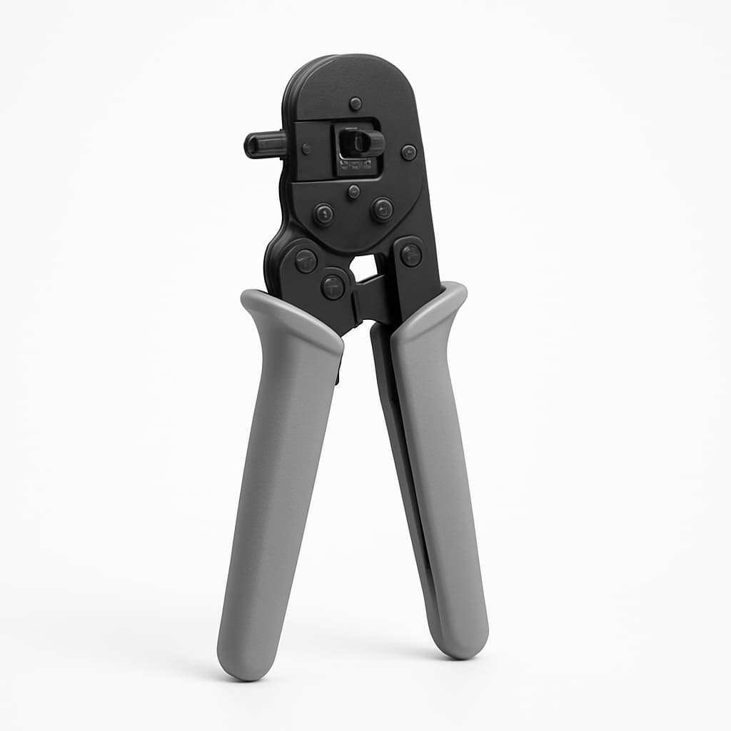 Telegartner N04100A0019 bithouder Ergocrimp-machine — illustratieve, door AI gegenereerde afbeelding