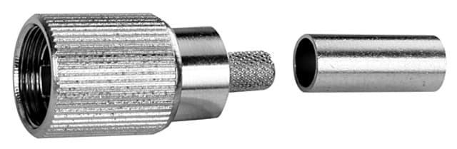 Telegaertner J01070G2000 1.6/5.6 gerader Stecker-Crimp-Steckverbinder