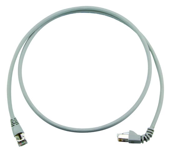 Telegaertner L00000A0254 Cat.6A(IEC) MP8 FS 500 LSZH patchkabel, 1 m, grijs