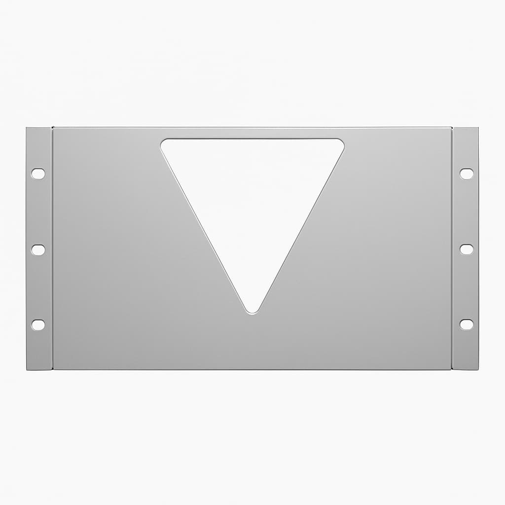 Telegartner H02025A0527 Frontplattenbasis V 3HU — illustrative, KI-generierte Abbildung