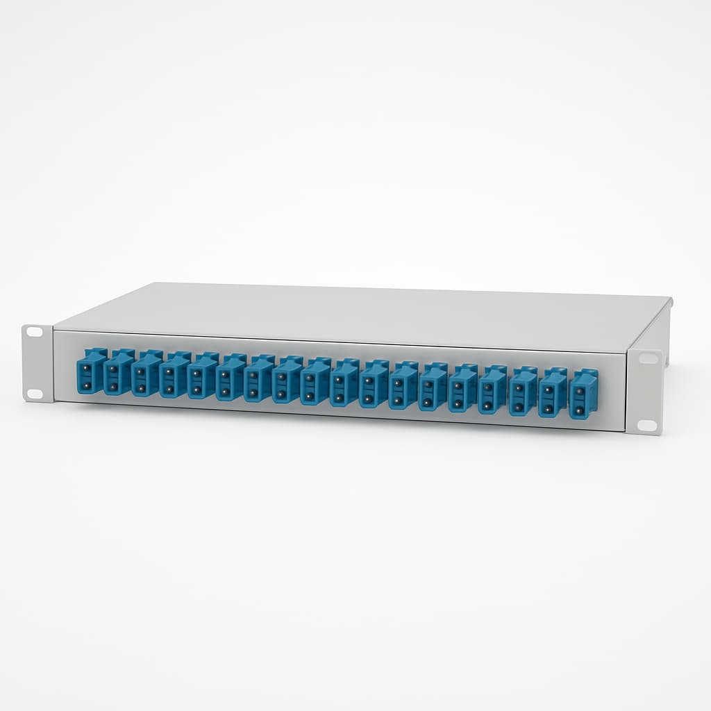 Telegartner H02030E0007 PROFI 1HU FO panel — illustrative AI-generated image