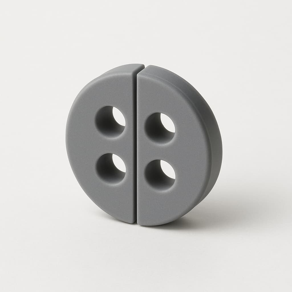 Telegartner B01012A0036 kabelinzet voor deelbare wartel M25 — illustratieve, door AI gegenereerde afbeelding