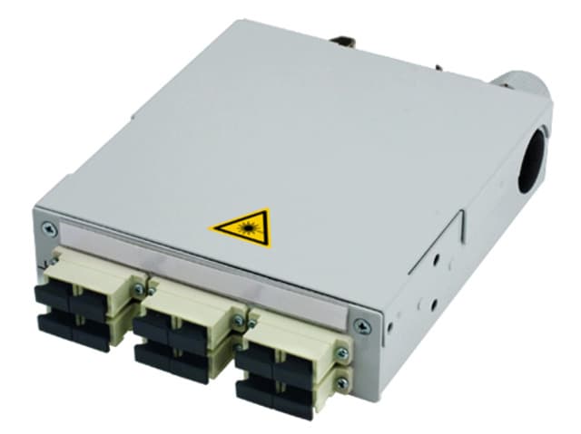 Telegaertner H82050A0002 STX montagerailverdeler, 6xSC Duplex