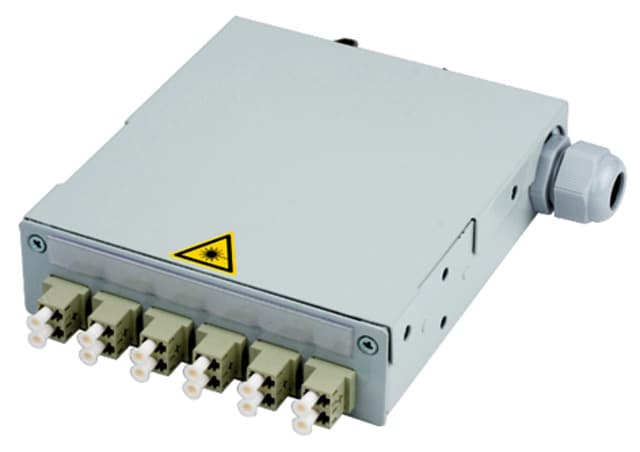 Telegaertner H82050A0005 STX montagerailverdeler, 6xLC Duplex