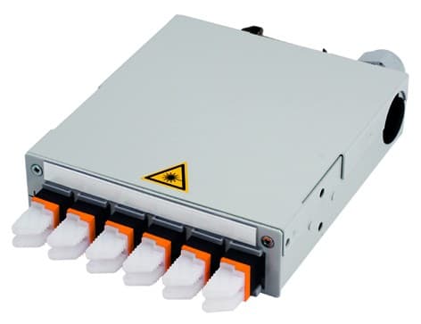 Telegartner H82050A0007 6x E2000Compact MM montagerailverdeler
