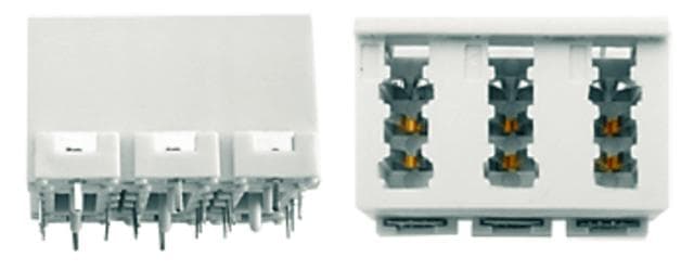 Telegartner J00001A0007 TAE 3x6 NF con.U Buchse für Leiterplattenmontage