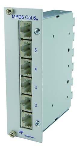Telegaertner J02021A0054 MPD6-HS K Cat.6A miniverdeler