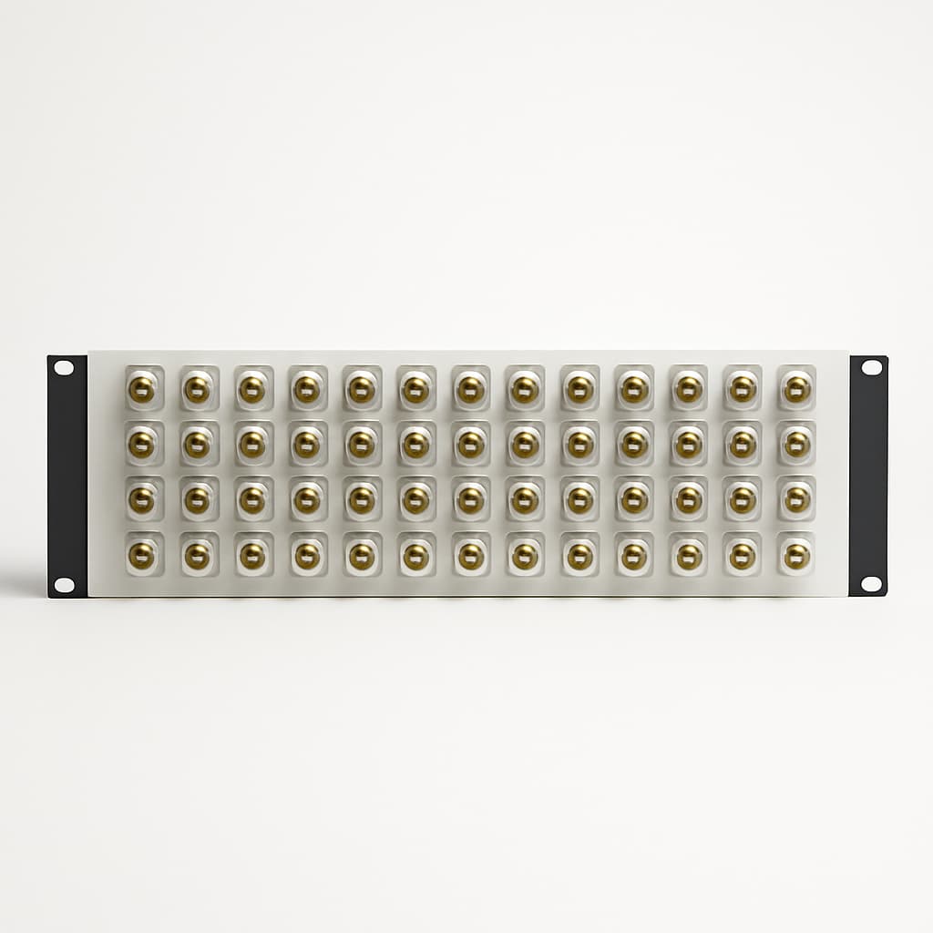 Telegartner J02044A0002 19" Patch Panel Econ.V 2 HU — illustrative AI-generated image