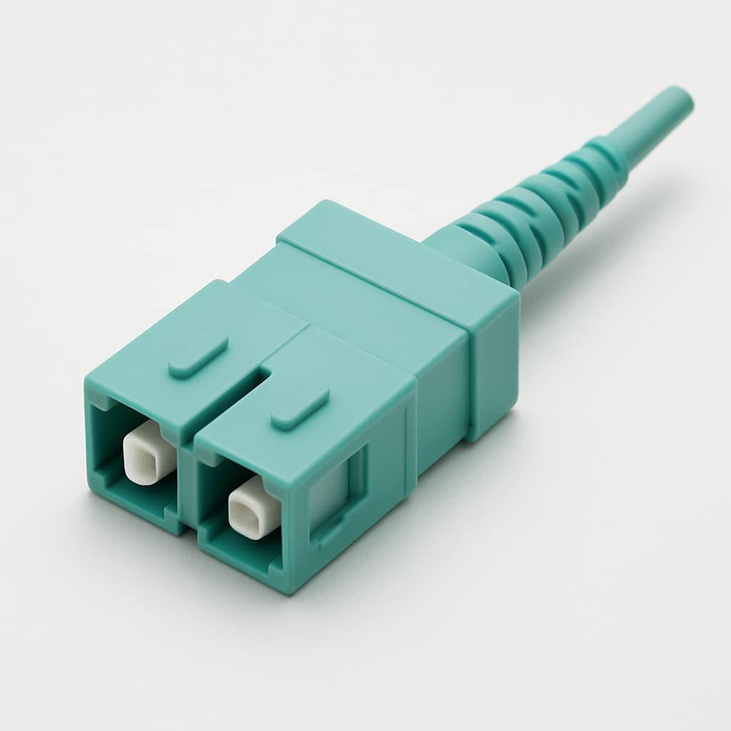 Telegartner J08080B0025 SC Duplex Plug MM — illustrative AI-generated image