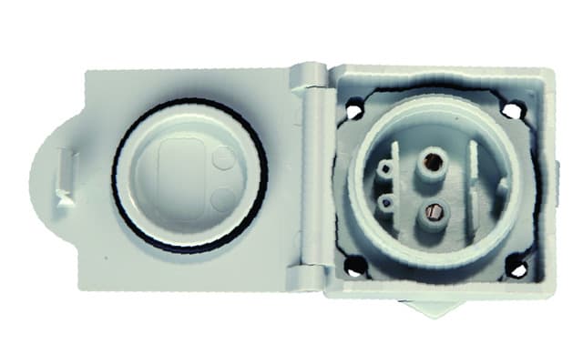 Telegaertner J08084A0001 Flange Mounting Outlet 2xSC IP67 for Singlemode