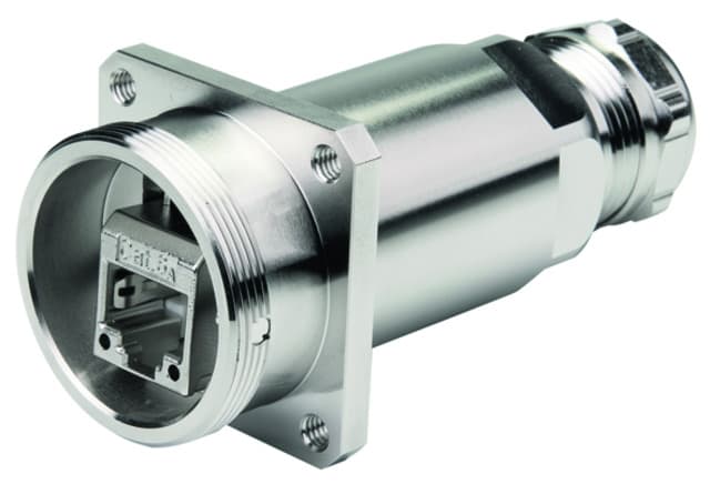 Telegaertner TOC Bulkhead Outlet IP68 with AMJ-S Module Cat.6A T568B - J60023A0000