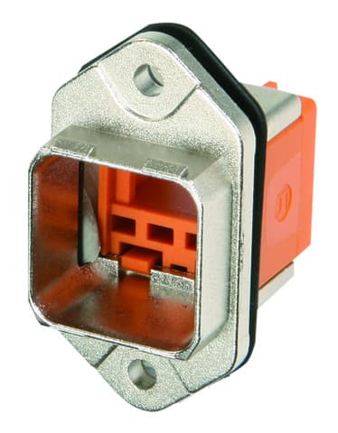 Telegaertner J88074A0006 STX V14 Bulkhead Set, LC Duplex, Multimode