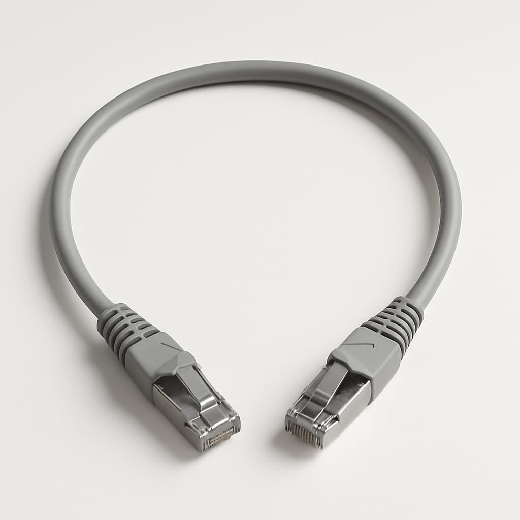 Telegartner L00000A0374 Mini Patch Cord S/FTP Cat.6A 0.5m — illustrative AI-generated image
