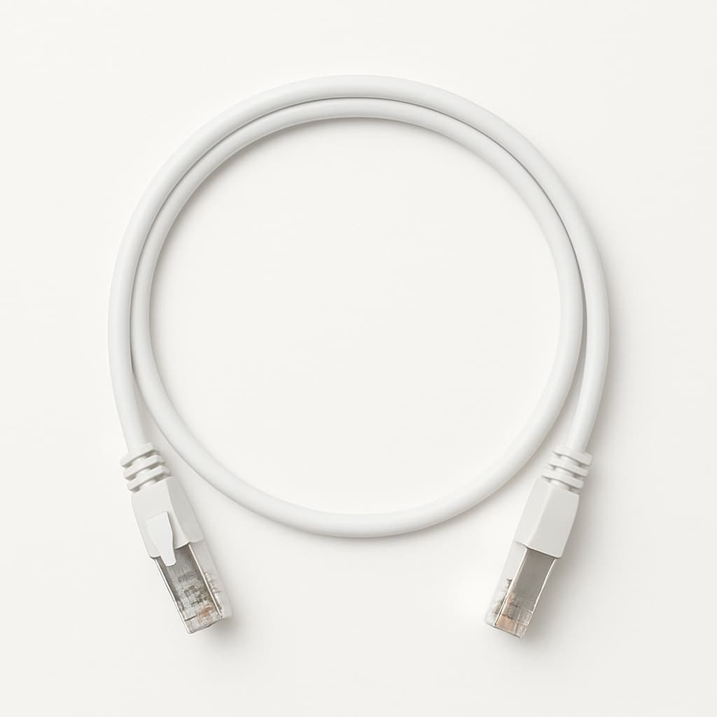 Telegartner L00000A0381 Mini S/FTP Cat.6A Patch Cord, 1.0 m — illustrative AI-generated image