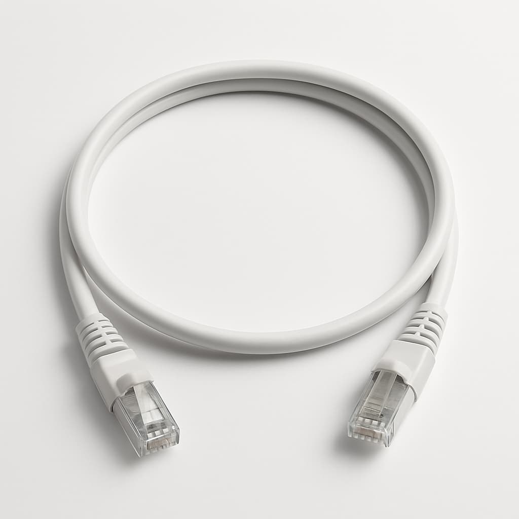 Telegartner L00000D0005 F/UTP Cat.5e Patch Cord 1.0 m — illustrative AI-generated image