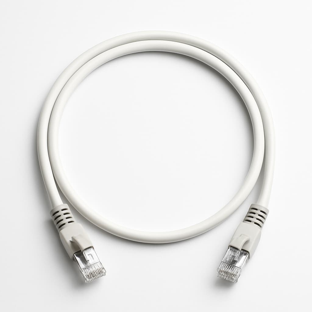Telegartner L00001A0292 Mini Patch Cord, S/FTP Cat.6A, 1.5m — illustrative AI-generated image