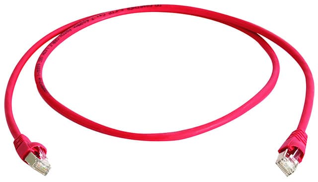 Telegaertner L00002A0139 S-FTP Cat.6A LSZH Crossover Patch Cable, 3 m, Red