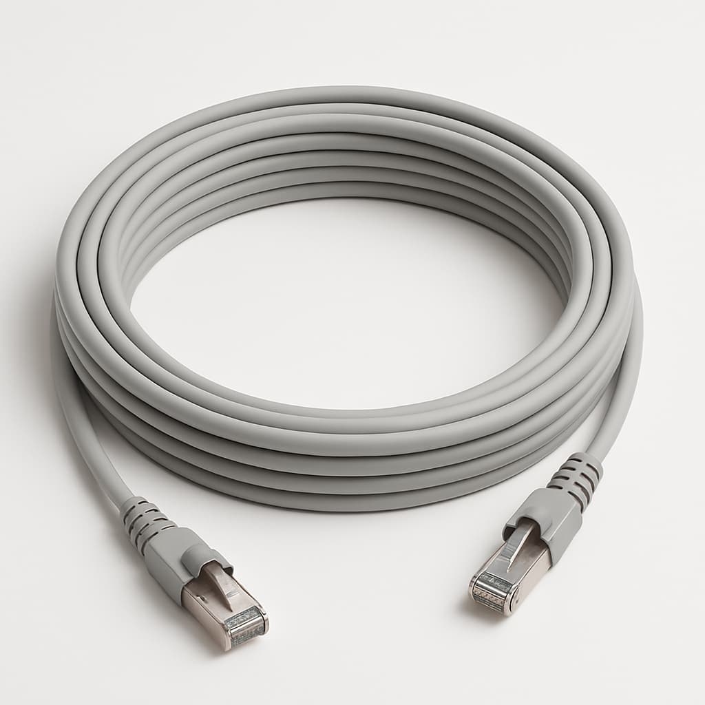 Telegartner L00004A0224 Mini Patch Cord S/FTP Cat.6A, 7.5 m — illustrative AI-generated image