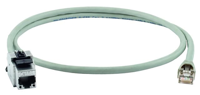 Telegaertner L00005A0102 AMJ Cat.6A CP-Link Cable, 10 m
