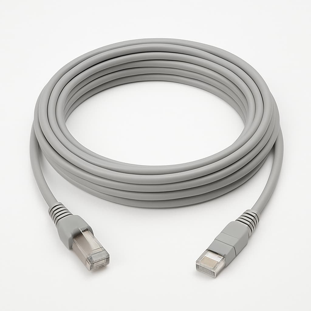 Telegaertner L00005A0113 Cat.6A(IEC) MP8 FS 500 LSZH Patch Cord 10 m — illustrative AI-generated image