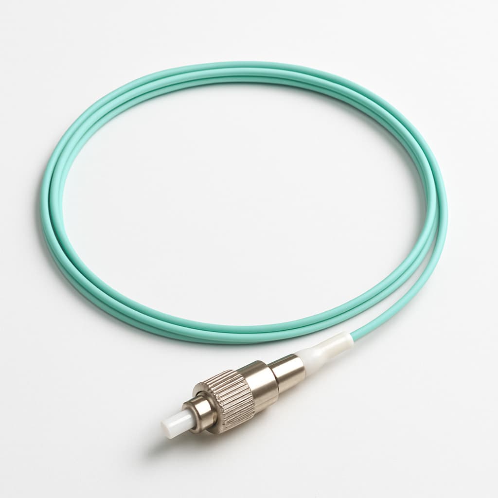 Telegartner L00829A0005 Fibre Pigtail 50/125 OM3 — illustrative AI-generated image