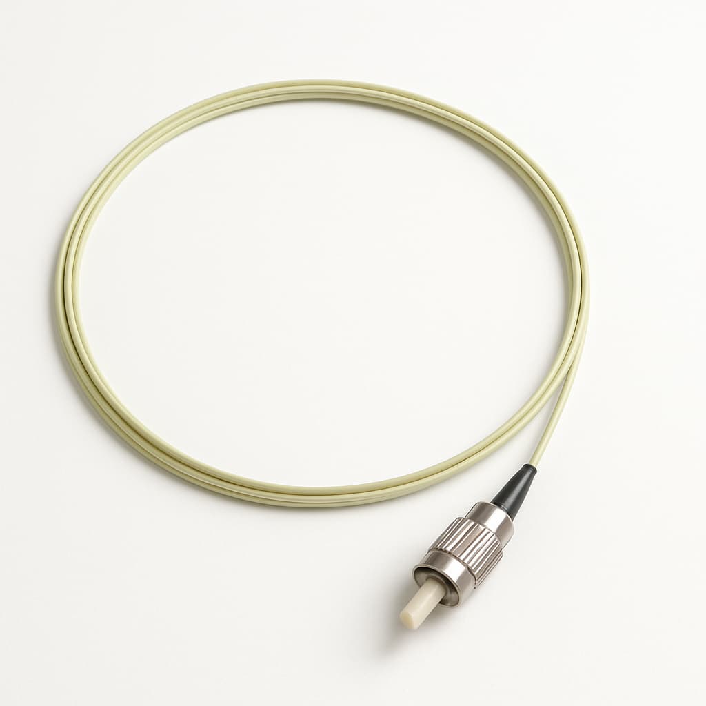 Telegartner L00819A0059 Fibre Pigtail 9/125 OS2 — illustrative AI-generated image