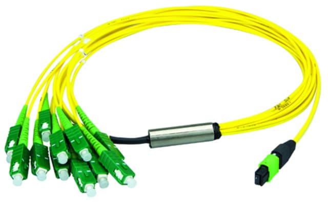 MPO/MTP® APC Harness OS2, 12x SC/APC, 1 m, L00830A0031