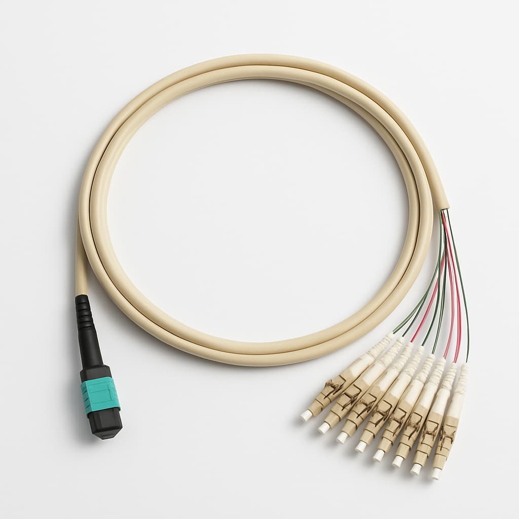 Telegartner L00831A0024 MPO Harness OM2 12LC MM 2.0 m — illustrative AI-generated image
