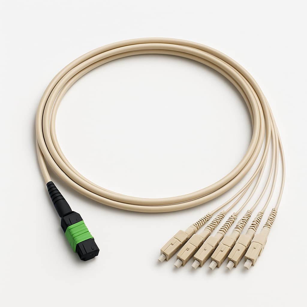 Telegartner L00831A0025 MPO Harness OM2 12SC MM 2.0 m — illustrative AI-generated image