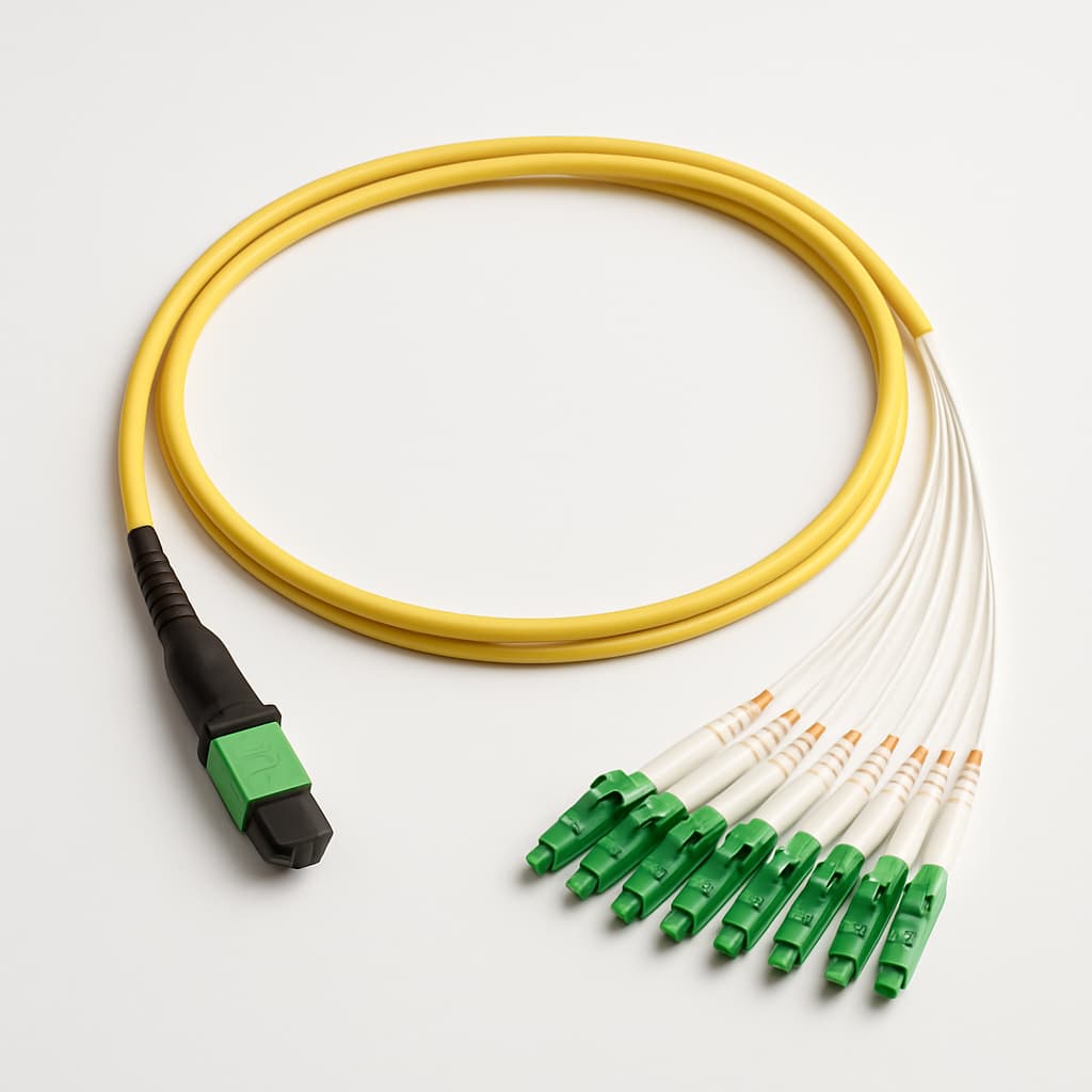 Telegartner L00831A0030 MPO/MTP® APC Harness OS2 — illustrative AI-generated image