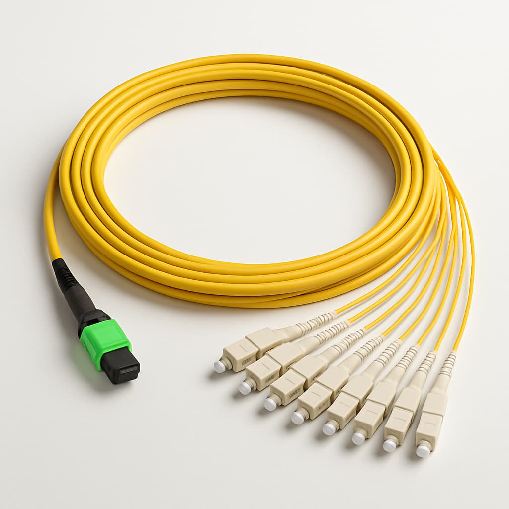 Telegartner L00833A0033 MPO/MTP® APC Harness — illustrative AI-generated image