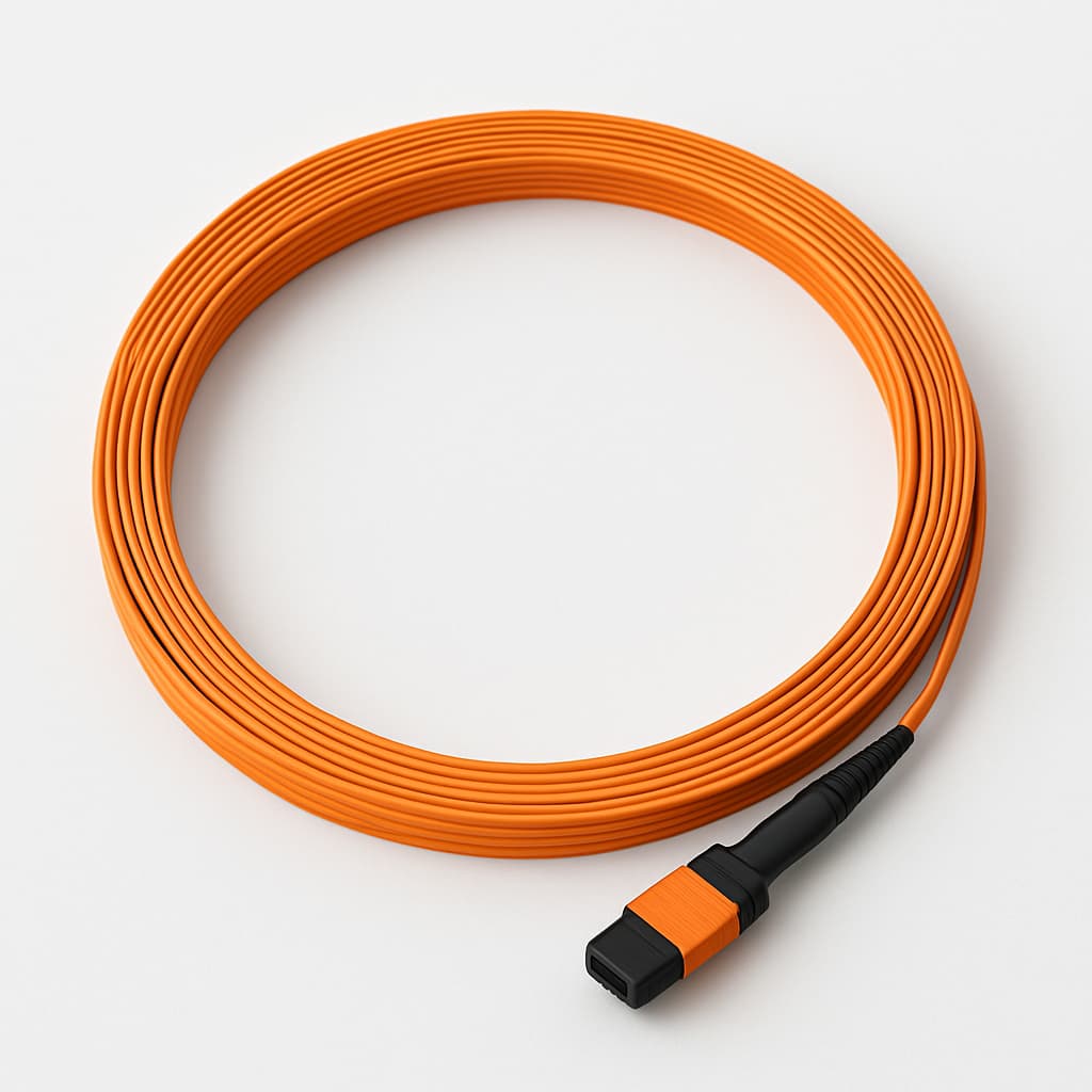 Telegartner L00835A0004 MPO Female Patch Cord 10m — illustrative AI-generated image