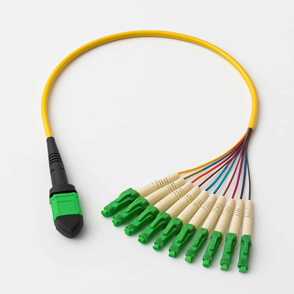 Telegartner L00839A0017 MPO/MTP® APC Harness — illustrative AI-generated image