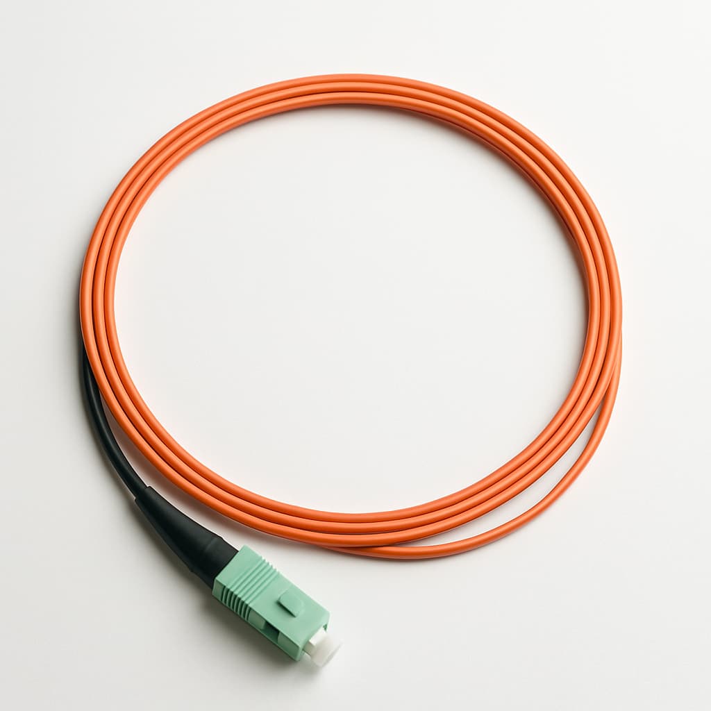 Telegartner L00859A0004 Fibre Pigtail G50/125 OM3 — illustrative AI-generated image