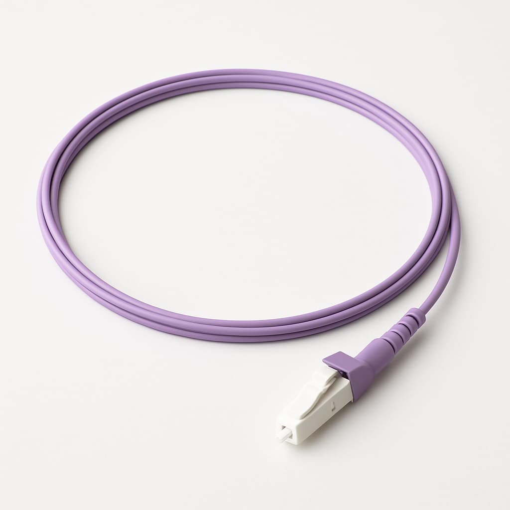 Telegartner L00859A0022 Pigtail Set G50/125 OM4 — illustrative AI-generated image