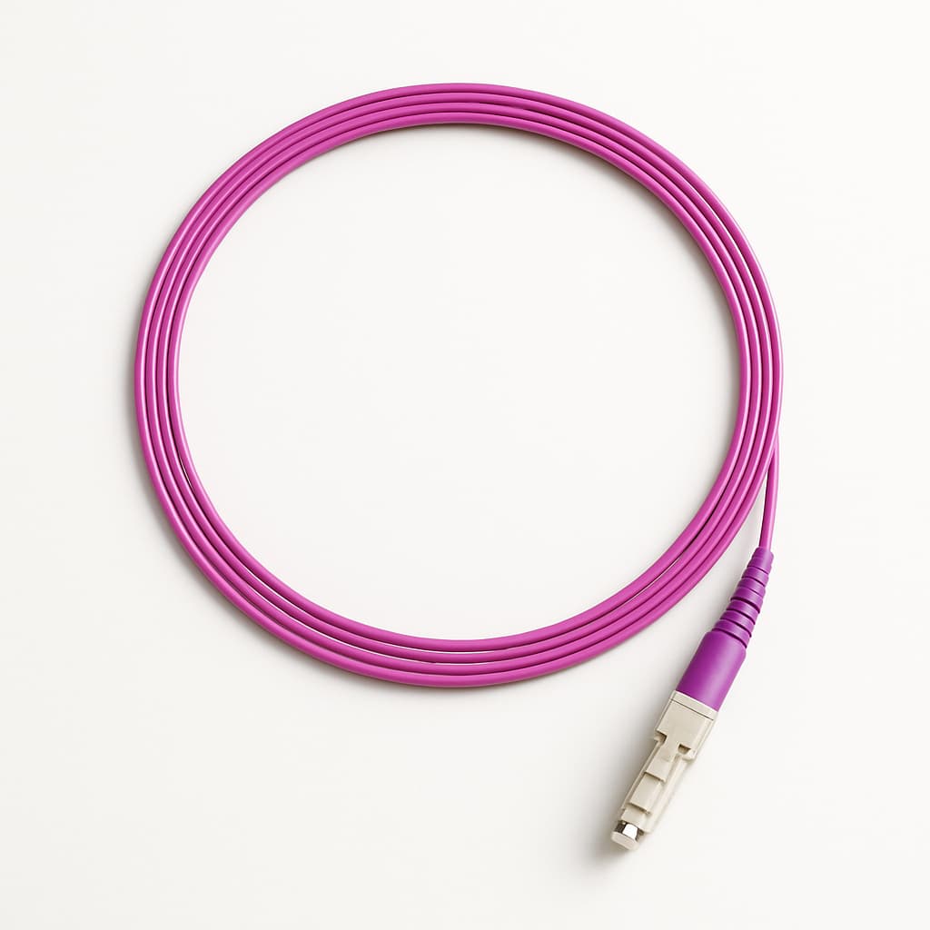 Telegartner L00879A0023 Pigtail Set, G50/125 OM4, 2 m — illustrative AI-generated image