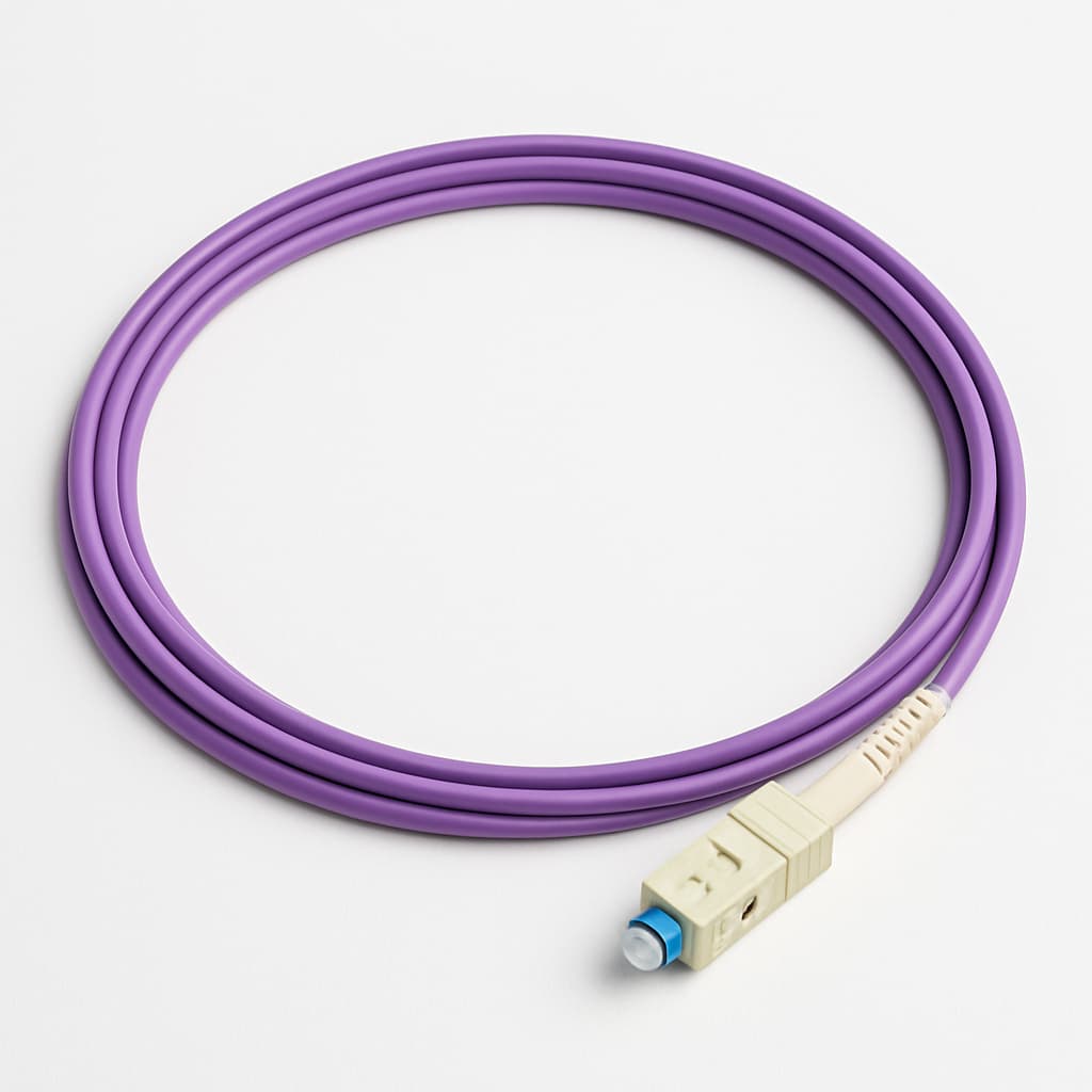 Telegartner L00891A0084 50/125 OM4 SC-D Cable Assembly — illustrative AI-generated image