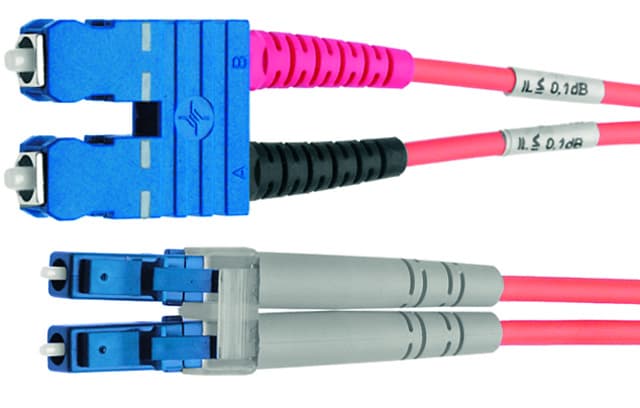 Telegaertner L00891C0019 LC Duplex to SC Duplex FO Patch Cord