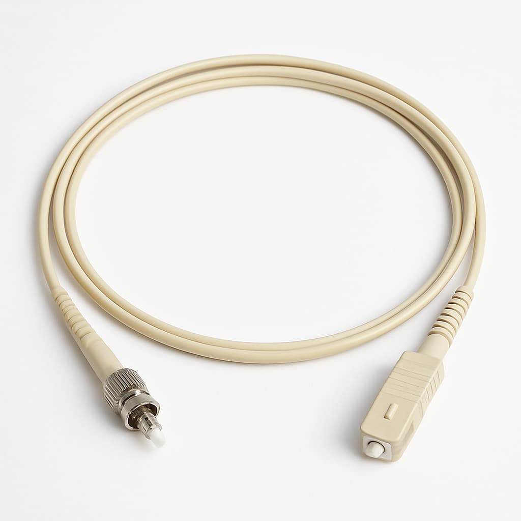 Telegartner L00891C0070 62.5/125 OM1 ST to SC Cable Assembly — illustrative AI-generated image