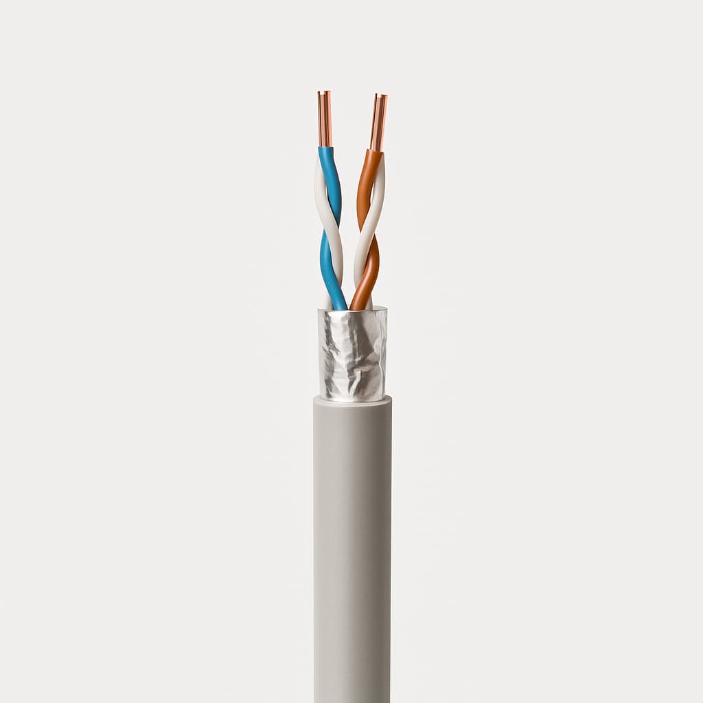 Telegartner L02002A0121 AMJ 600 S/FTP Cat.7 FRNC Cable — illustrative AI-generated image