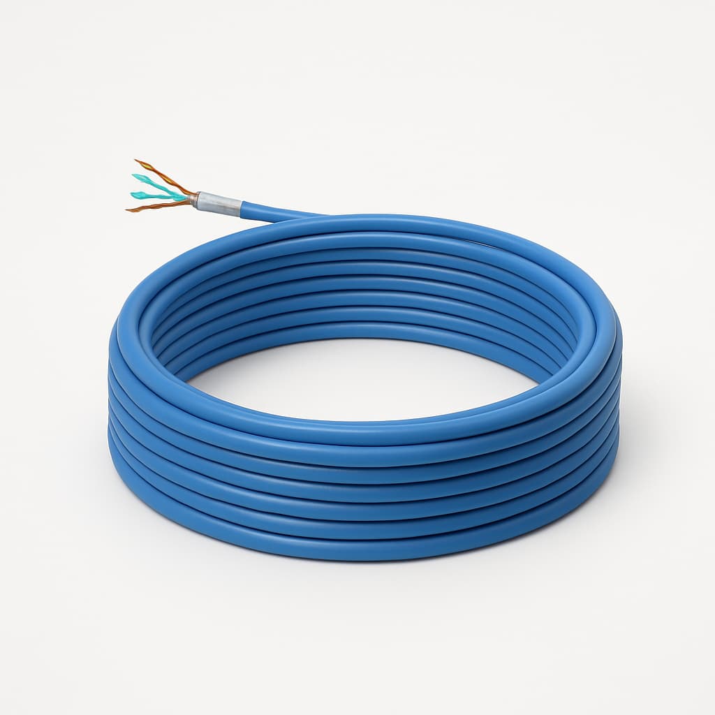 Telegartner L02002A0180 AMJ 1000 S/FTP Cat. 7 Installation Cable — illustrative AI-generated image